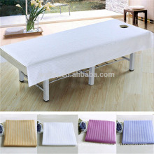 White Single Bed Fitted Massage Table Sheet / Cover